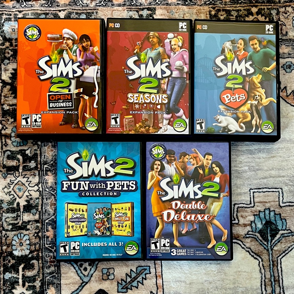 The Sims 2 for PC (5 packs)